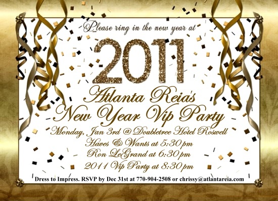 Atlanta REIA's 2011 New Year Meeting & VIP Party