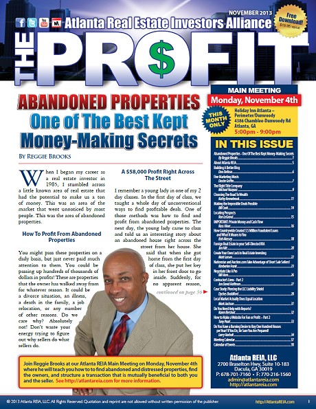 The Profit Newsletter - November 2013