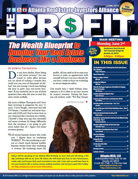 The Profit Newsletter - June 2014